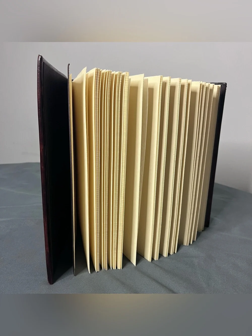 Handmade Florence Italian Leather Journal Large Bound Photo Album 50 Pages Italy